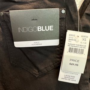 Black maternity skinny jeans